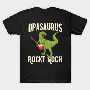 Opasaurus Opa Großvater T-Shirt